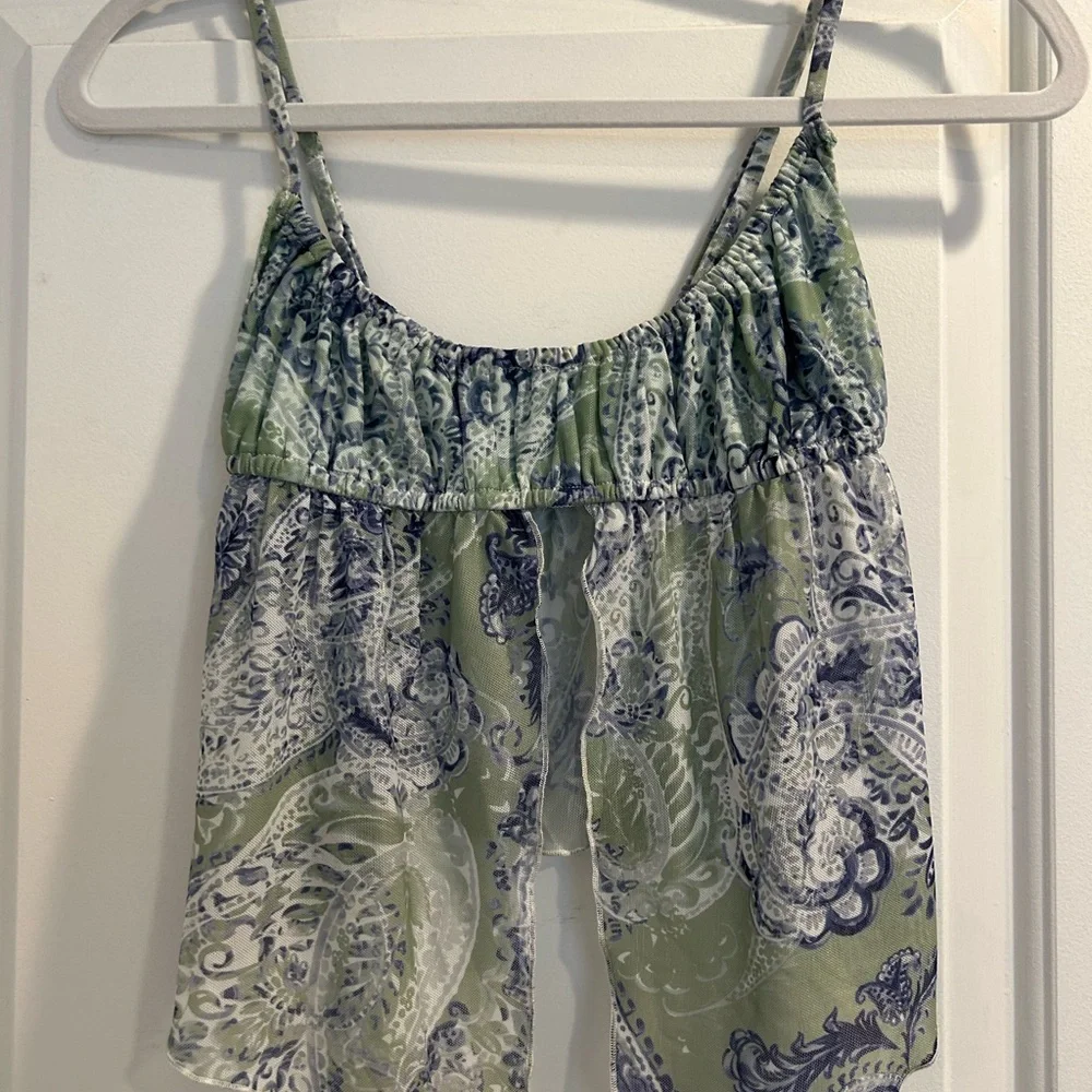 Tiger Mist Paisley printed top - Picture 3 of 8